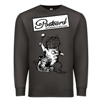 Smoke retro man postcard records Premium Sweatshirt - tuanDangUi