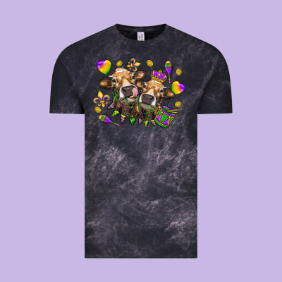 Mardi Gras Heifers Vintage Tee Designed By Nancycooperartshop