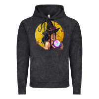 Vintage Black Black Witch Vintage Hoodie - texasbilliewilder