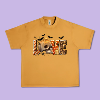 Halloween Love Urban Heavy Tee Designed By Texasbilliewilder