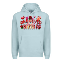 Blue Mist one loved nana Premium Hoodie - FaDigitalArtStudio
