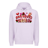 Lilac one loved nana Premium Hoodie - FaDigitalArtStudio