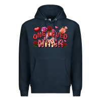 Navy one loved nana Premium Hoodie - FaDigitalArtStudio