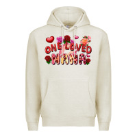 Oatmeal Heather one loved nana Premium Hoodie - FaDigitalArtStudio