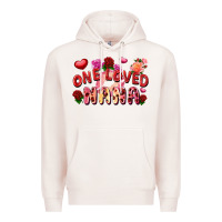 Pale Pink one loved nana Premium Hoodie - FaDigitalArtStudio