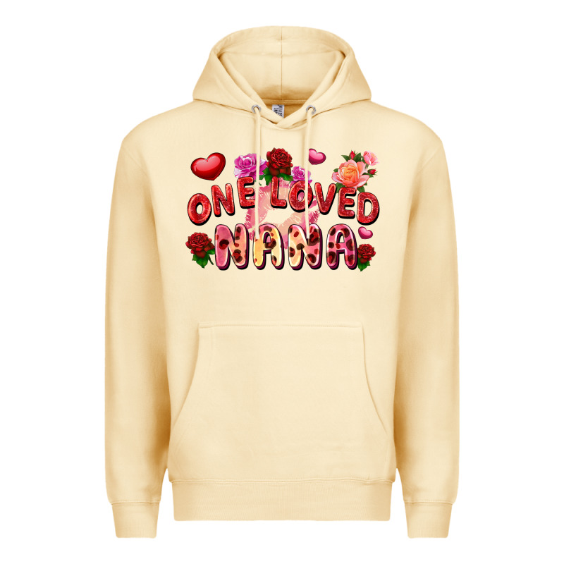 One Loved Nana Premium Hoodie by FaDigitalArtStudio | Teevron