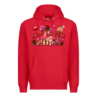 Red one loved nana Premium Hoodie - FaDigitalArtStudio