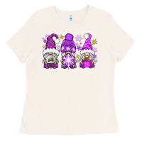 Bone Purple Winter Gnomies Ladies Tee - BundleAndBundleShop