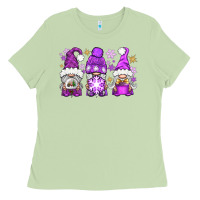 Matcha Purple Winter Gnomies Ladies Tee - BundleAndBundleShop