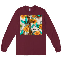 Burgundy christian free john 8 36 Long Sleeve Tee - TumblerDesignByShophia