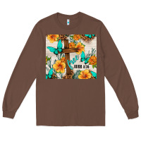 Chestnut christian free john 8 36 Long Sleeve Tee - TumblerDesignByShophia