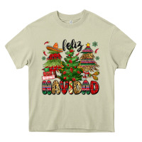 Mossy feliz navidad Heavy Core Tee - MaliasSmallBusiness