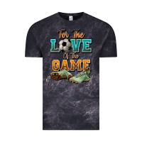 Cloud Black For the love of the game Soccer Vintage Tee - NancyCooperArtShop