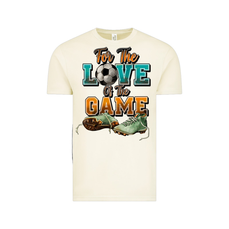 For The Love Of The Game Soccer Vintage Tee by NancyCooperArtShop | Teevron