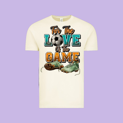 For The Love Of The Game Soccer Vintage Tee Designed By Nancycooperartshop