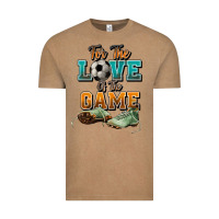Vintage Coffee For the love of the game Soccer Vintage Tee - NancyCooperArtShop