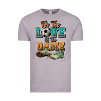 Vintage Zinc For the love of the game Soccer Vintage Tee - NancyCooperArtShop