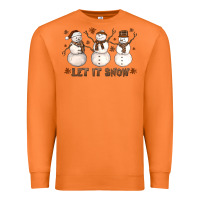 Carrot Let It Snow Snowmen Premium Sweatshirt - LillyAllenDesigns