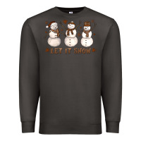 Smoke Let It Snow Snowmen Premium Sweatshirt - LillyAllenDesigns