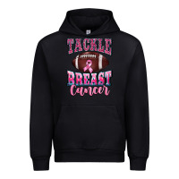 Black tackle breast cancer Urban Hoodie - BarkalooDesign