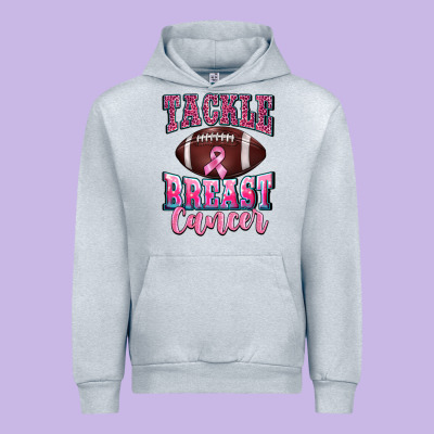Tackle Breast Cancer Urban Hoodie Designed By Barkaloodesign