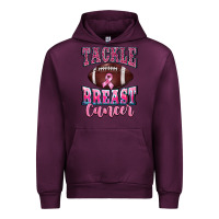 Mauve Wine tackle breast cancer Urban Hoodie - BarkalooDesign