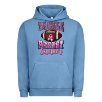 Pigment Pebble Blue tackle breast cancer Urban Hoodie - BarkalooDesign