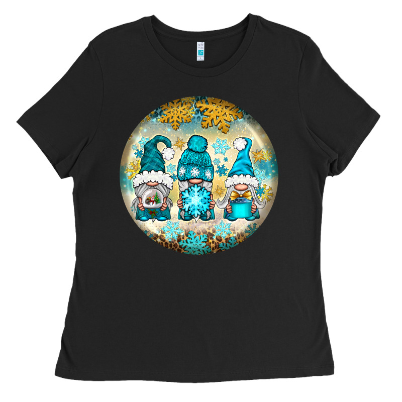 Winter Gnomies Ornament Ladies Tee by BundleAndBundleShop | Teevron