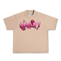 Burro Personalized Pink Cancer Themed Name Urban Heavy Tee - NancyCooperArtShop