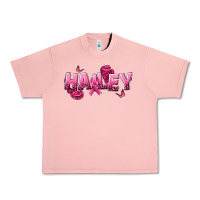 Salmon Personalized Pink Cancer Themed Name Urban Heavy Tee - NancyCooperArtShop