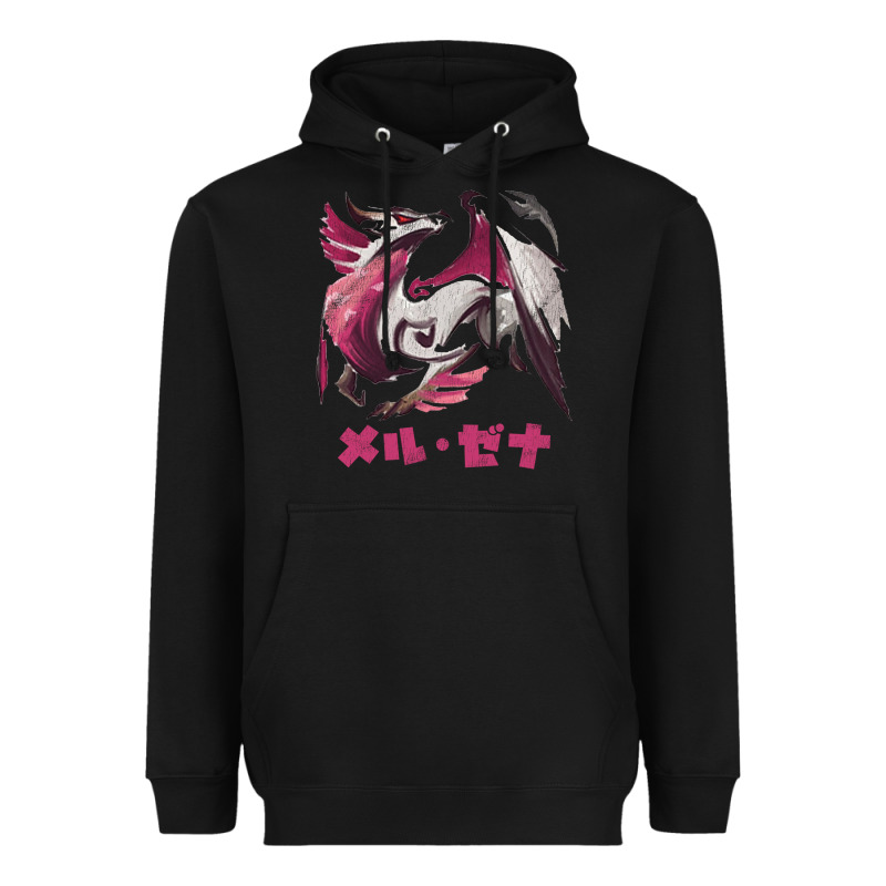 Monster Hunter Rise Sunbreak Malzeno Kanji Heavyweight Hoodie by tuanDangUi | Teevron