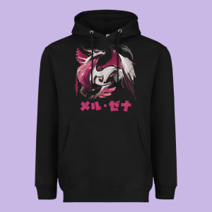 Monster Hunter Rise Sunbreak Malzeno Kanji Heavyweight Hoodie Designed By Tuandangui