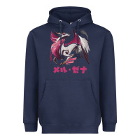 Navy monster hunter rise sunbreak malzeno kanji Heavyweight Hoodie - tuanDangUi
