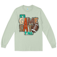 Matcha It's game day y'all Long Sleeve Tee - HowdyJamesFarm