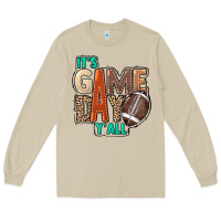 Mushroom It's game day y'all Long Sleeve Tee - HowdyJamesFarm