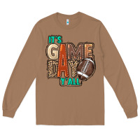 Toasted Coconut It's game day y'all Long Sleeve Tee - HowdyJamesFarm