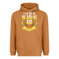 Meerkat hearing aid gift funny deaf awareness t shirt Heavyweight Hoodie - tuanDangUi