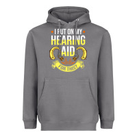 Storm hearing aid gift funny deaf awareness t shirt Heavyweight Hoodie - tuanDangUi