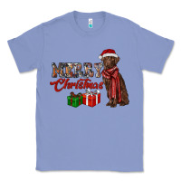 Colony Blue merry christmas labrador retriever Classic Tee - RanaPortraitStore