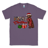Lavender merry christmas labrador retriever Classic Tee - RanaPortraitStore