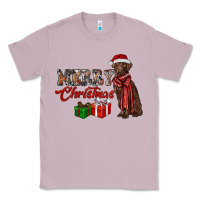 Lilac merry christmas labrador retriever Classic Tee - RanaPortraitStore