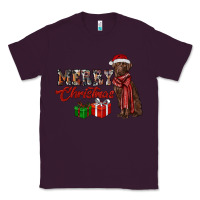 Plum merry christmas labrador retriever Classic Tee - RanaPortraitStore