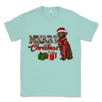 Seafoam merry christmas labrador retriever Classic Tee - RanaPortraitStore