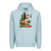 Ho Ho Ho Christmas Gnome Premium Hoodie | Teevron