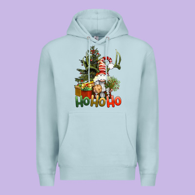 Ho Ho Ho Christmas Gnome Premium Hoodie Designed By Bundleandbundleshop