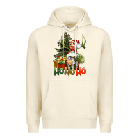 Sandshell Ho Ho Ho Christmas Gnome Premium Hoodie - BundleAndBundleShop