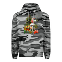 Slate Camo Ho Ho Ho Christmas Gnome Premium Hoodie - BundleAndBundleShop