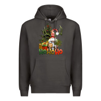 Smoke Ho Ho Ho Christmas Gnome Premium Hoodie - BundleAndBundleShop