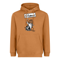 Meerkat retro man postcard records Heavyweight Hoodie - tuanDangUi