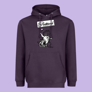Retro Man Postcard Records Heavyweight Hoodie Designed By Tuandangui